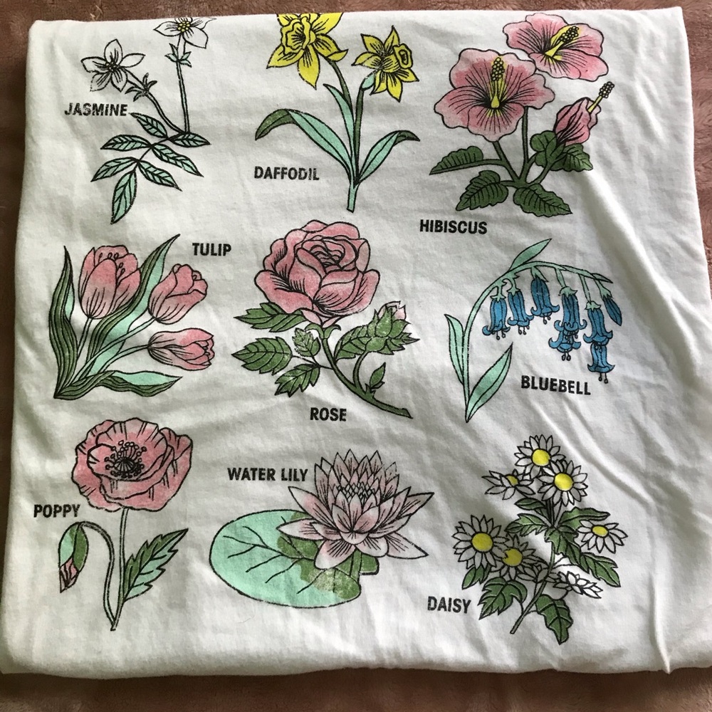 White Flower Shirt Pacsun